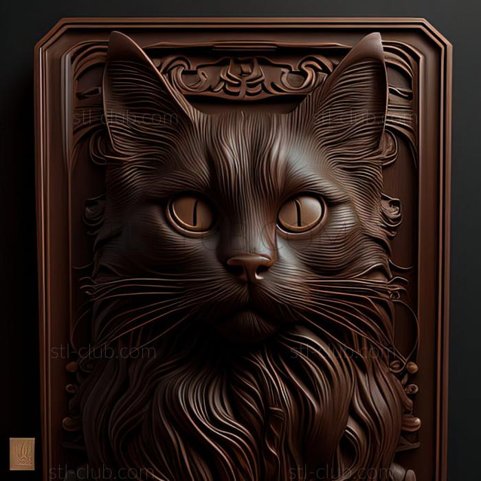 st York Chocolate cat